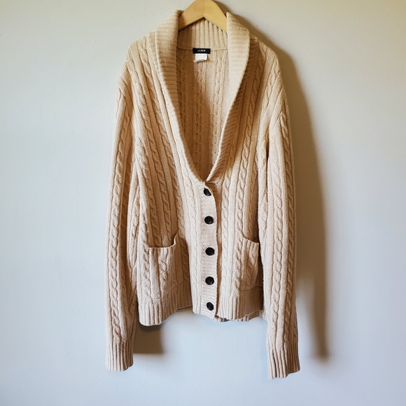 J. Crew Sweaters - J.Crew Wool and Cashmere Blend Cable Knit Sweater